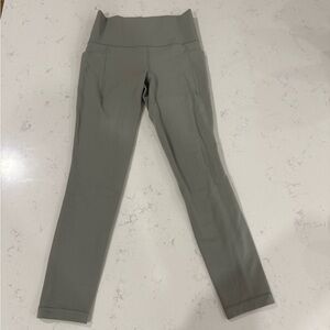 Athleta Gray High-Waist Leggings